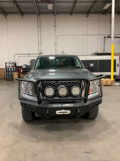 2021 nissan deals titan brush guard