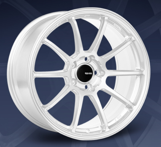 Enkei TRIUMPH 18x9.5 5x114.3 38mm Offset Vanquish White Wheel 