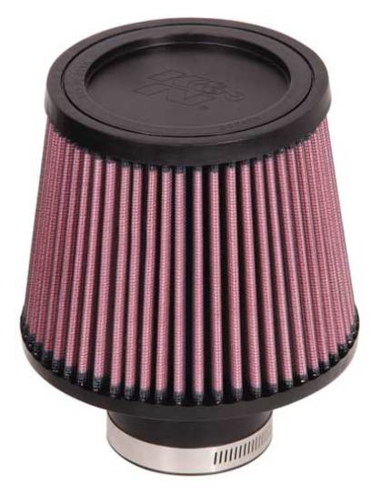 K&N Universal Rubber Filter-Round Tapered 2.5in Flange ID x 6in 