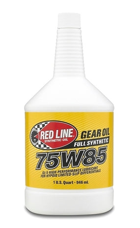 75W85 GL-5 Gear Oil (1 Quart) - Red Line 50104