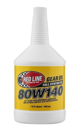 Red Line 80W140 GL-5 Gear Oil - Quart