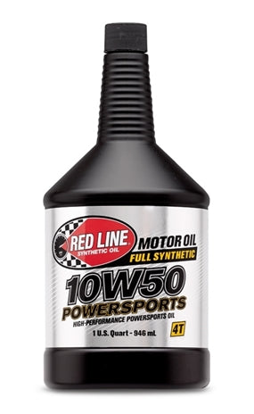 Red Line 10W50 Powersports Motor Oil - Quart