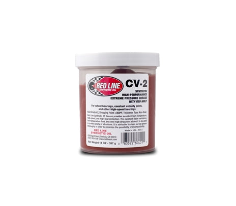 Red Line CV-2 Grease w/Moly - 14oz. Jar (Comes in Case of 4 Units)