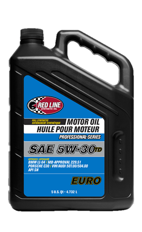 Red Line Professional Series Euro 5W30 TD Motor Oil - 55 Gallon