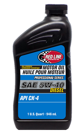 Red Line Pro-Series Diesel CK4 5W40 Motor Oil - Quart