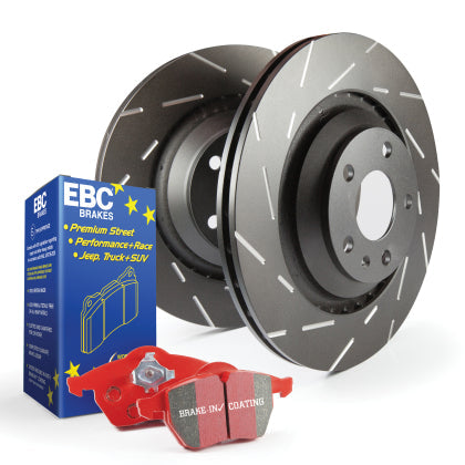 EBC S4 Kits Redstuff and USR Rotors - MK7 R Front