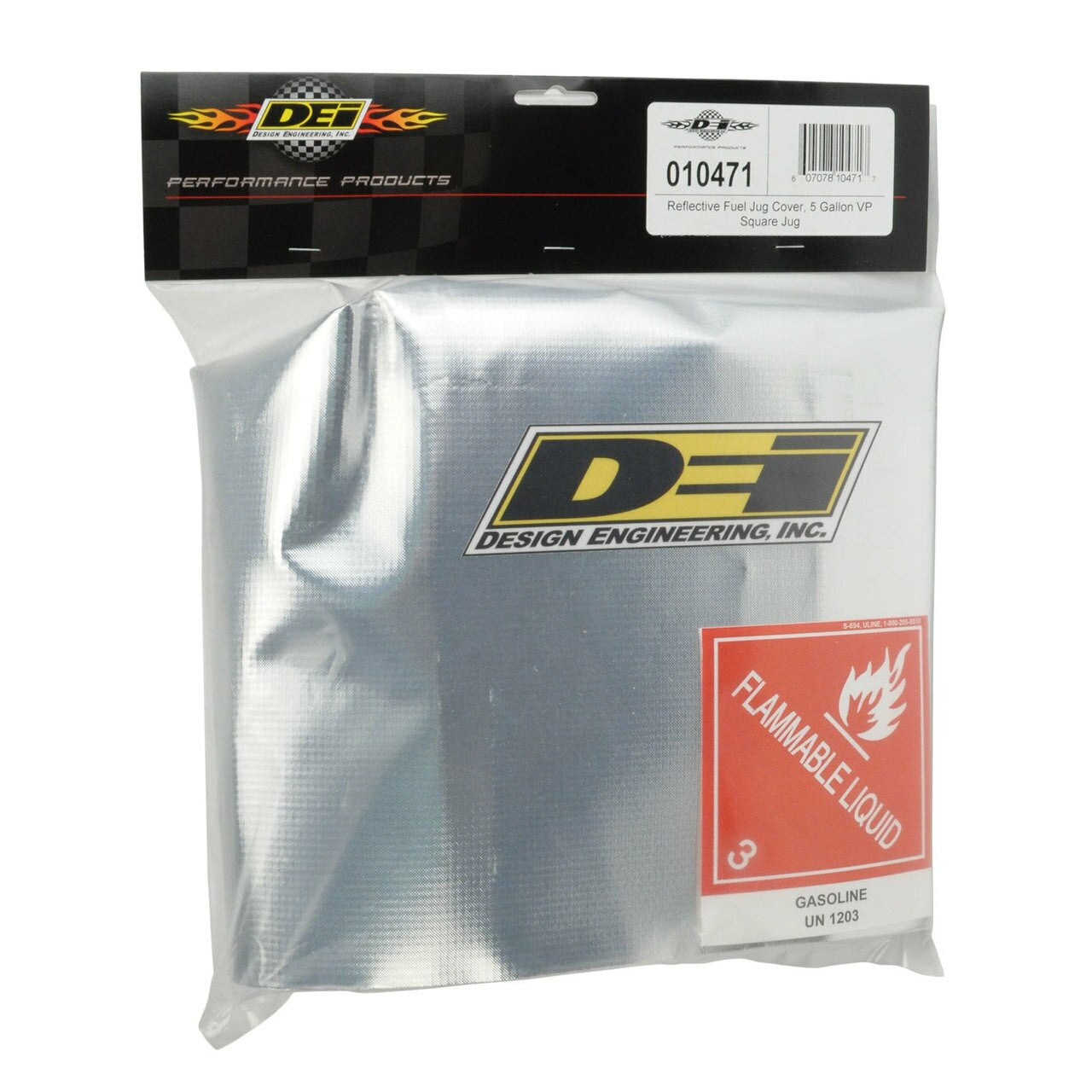 DEI Reflective Fuel Jug Cover 5 Gallon Plastic (VP) Square - 0