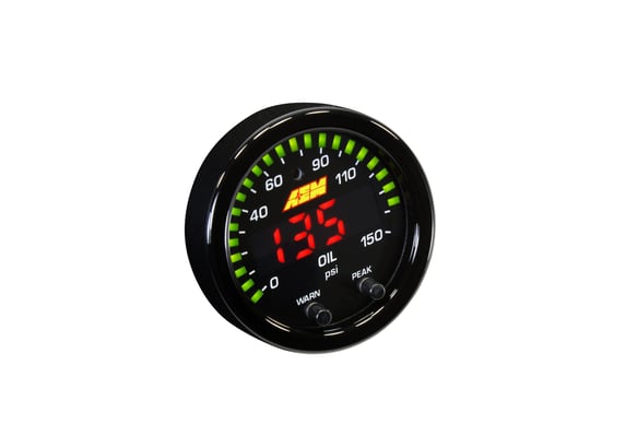 AEM X-Series 0-150 Oil Pressure Gauge Kit - 0