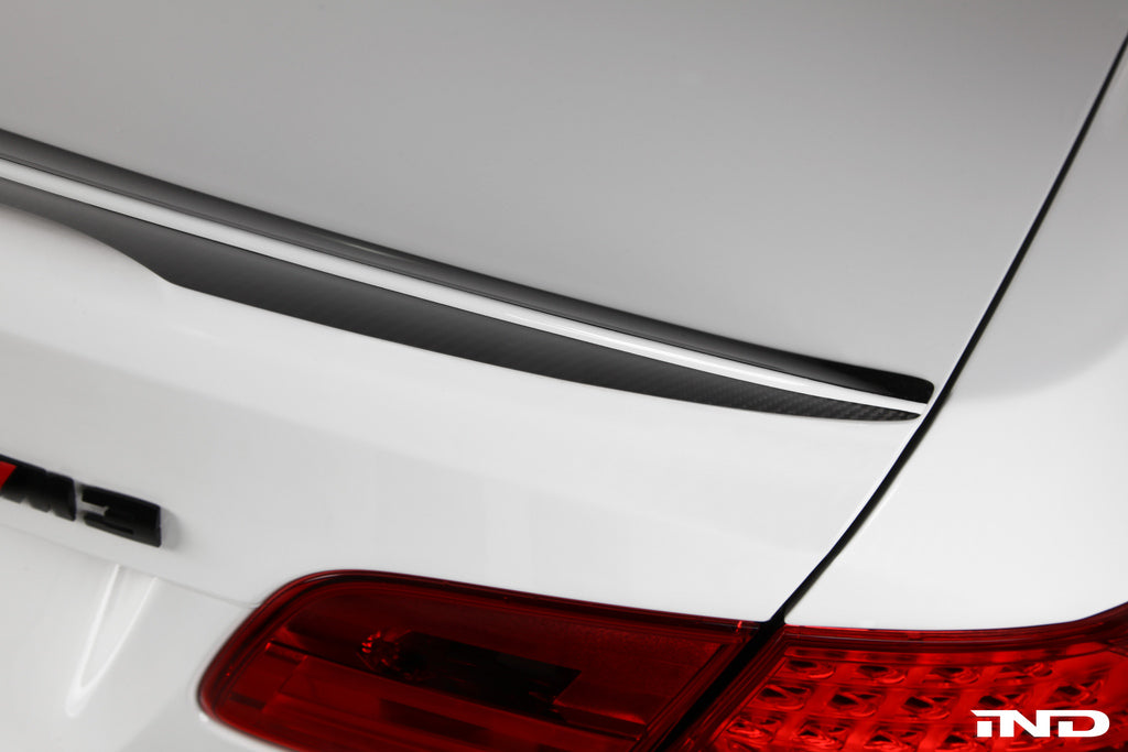 BMW M Performance E92 3-Series Carbon Trunk Spoiler + CRT Stripe