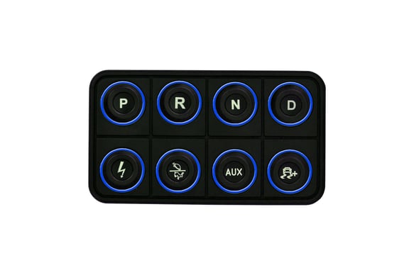 AEM EV 8 Button Keypad CAN Based Programmable Backlighting - 0