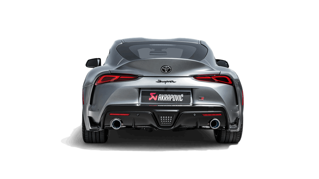 Akrapovic 2019-22 Toyota Supra (A90) Slip-On Line (Titanium)