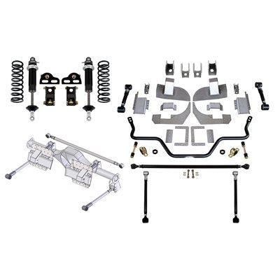 DETROIT SPEED QL REAR SUS KIT STK AX BASE SHOCK 82-92F