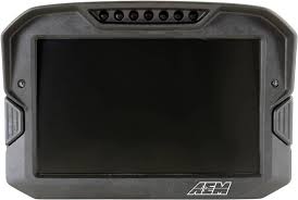 AEM CD-7 Non Logging GPS Enabled Race Dash Carbon Fiber Digital Display w/o VDM (CAN Input Only) - 0