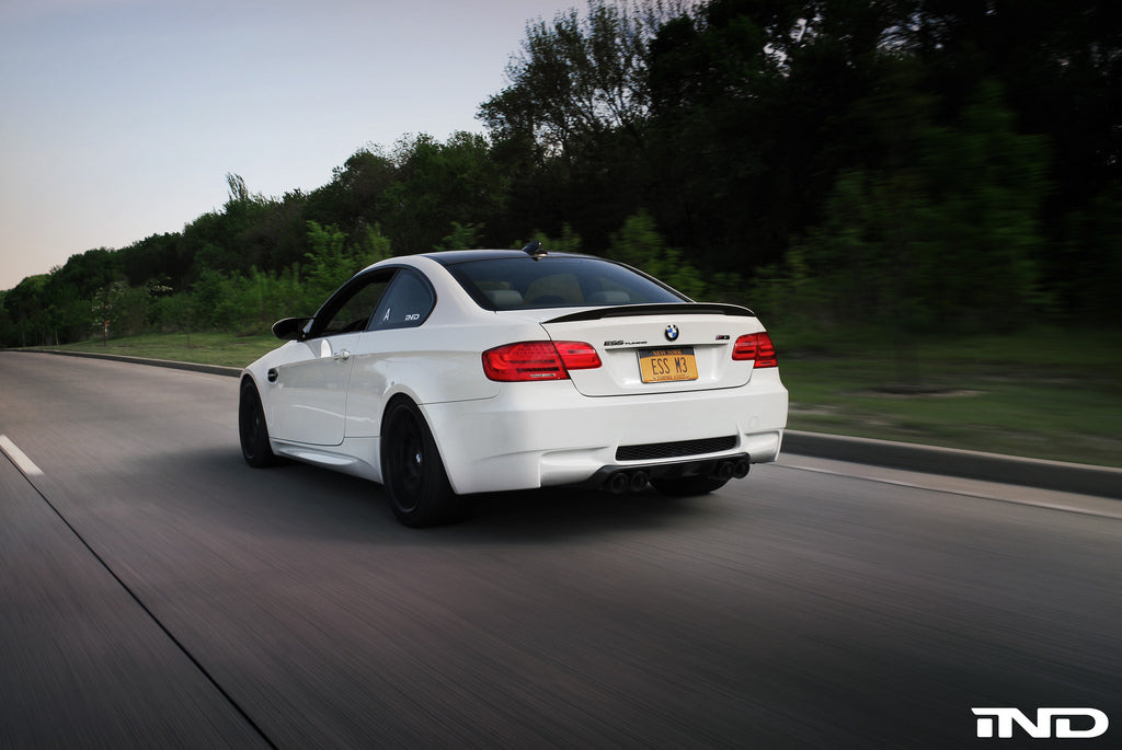 BMW M Performance E92 3-Series Carbon Trunk Spoiler + CRT Stripe