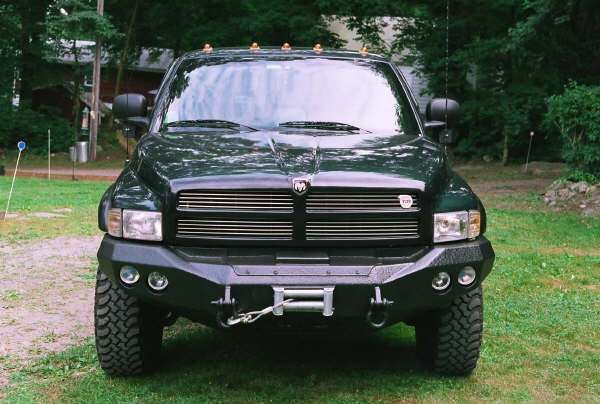 Road Armor 94-96 Dodge 1500/2500 Stealth Front Winch Bumper - Tex Blk - 0