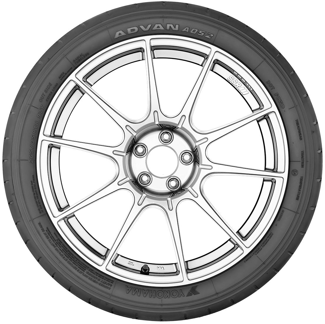 Yokohama Advan A052 Tire - 205/50R15 89V - 0