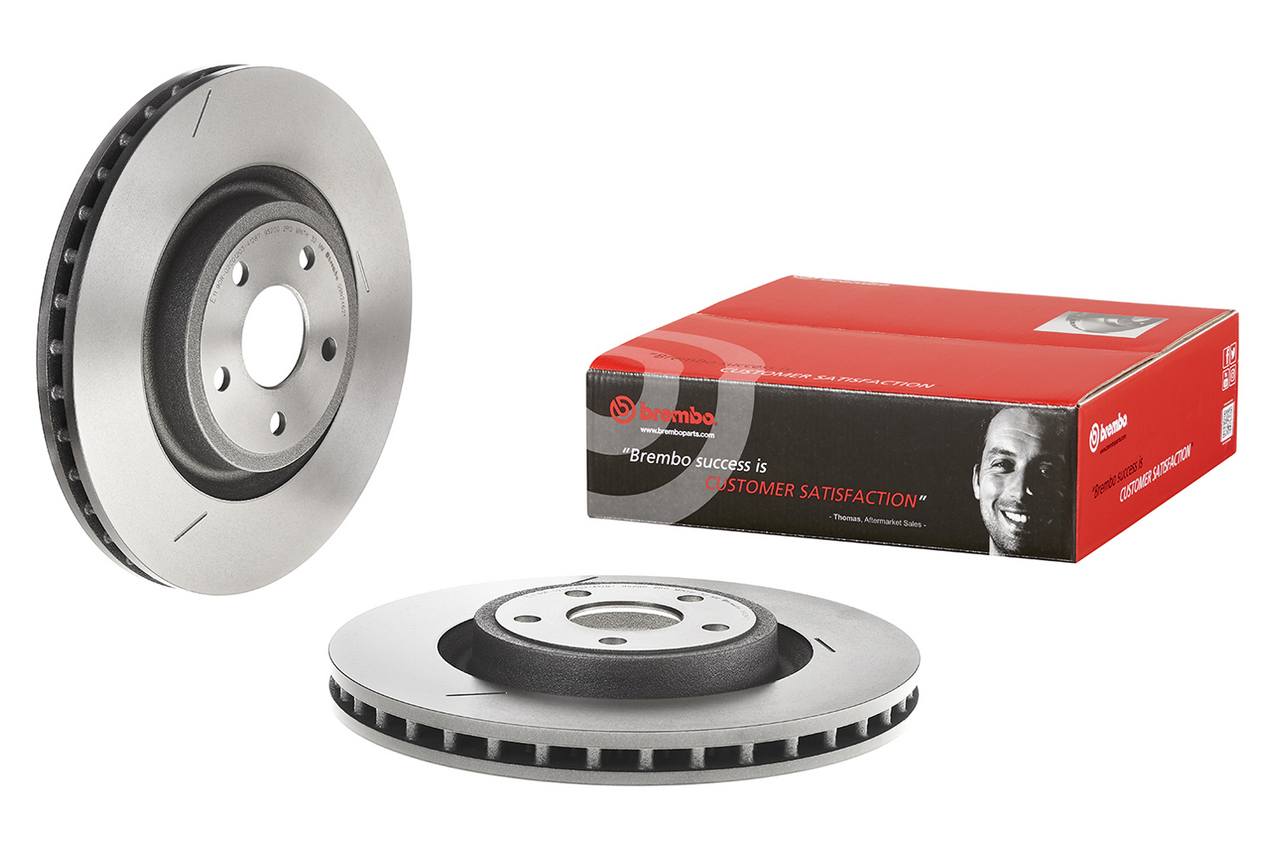 Brembo 18-20 Dodge Durango/12-20 Jeep Grand Cherokee Front Premium UV Coated OE Equivalent Rotor