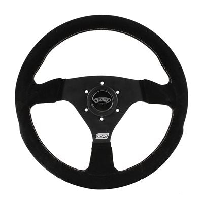 DETROIT SPEED MPI GT1 SUEDE STEERING WHEEL W/DSE HORN