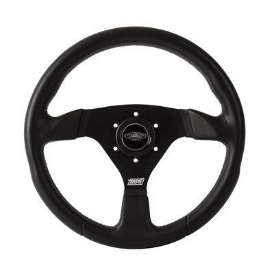 DETROIT SPEED MPI GT1 LEATHR STEERING WHEEL W/DSE HORN