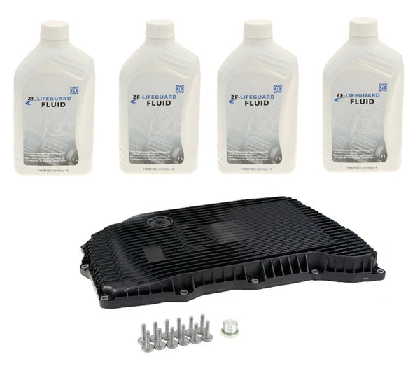 ZF 8-Speed Automatic Oil Pan Kit With Fluid - Audi / B9 / S4 / S5 / RS5 / SQ5 / C8 / S6 / S7 | 0D5398009-ZF-KT