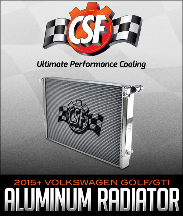 CSF PERFORMANCE TRIPLE-PASS ALUMINUM RADIATOR: 2015+ VOLKSWAGEN GOLF/GTI - 0