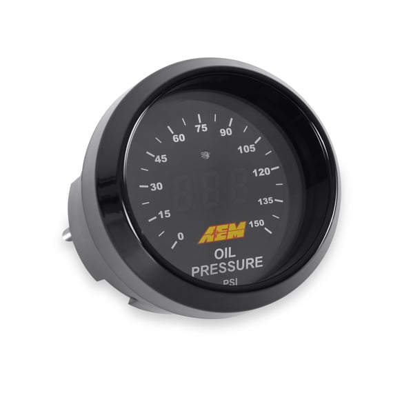 AEM 52mm Oil Pressure 150psi Digital Gauge