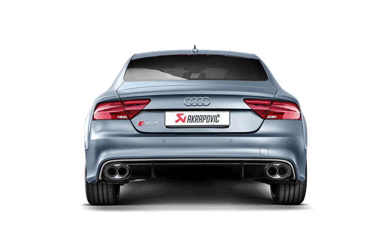 Akrapovic 14-17 Audi RS7 Sportback (C7) Evolution Line Cat Back (Titanium) w/ Carbon Tips