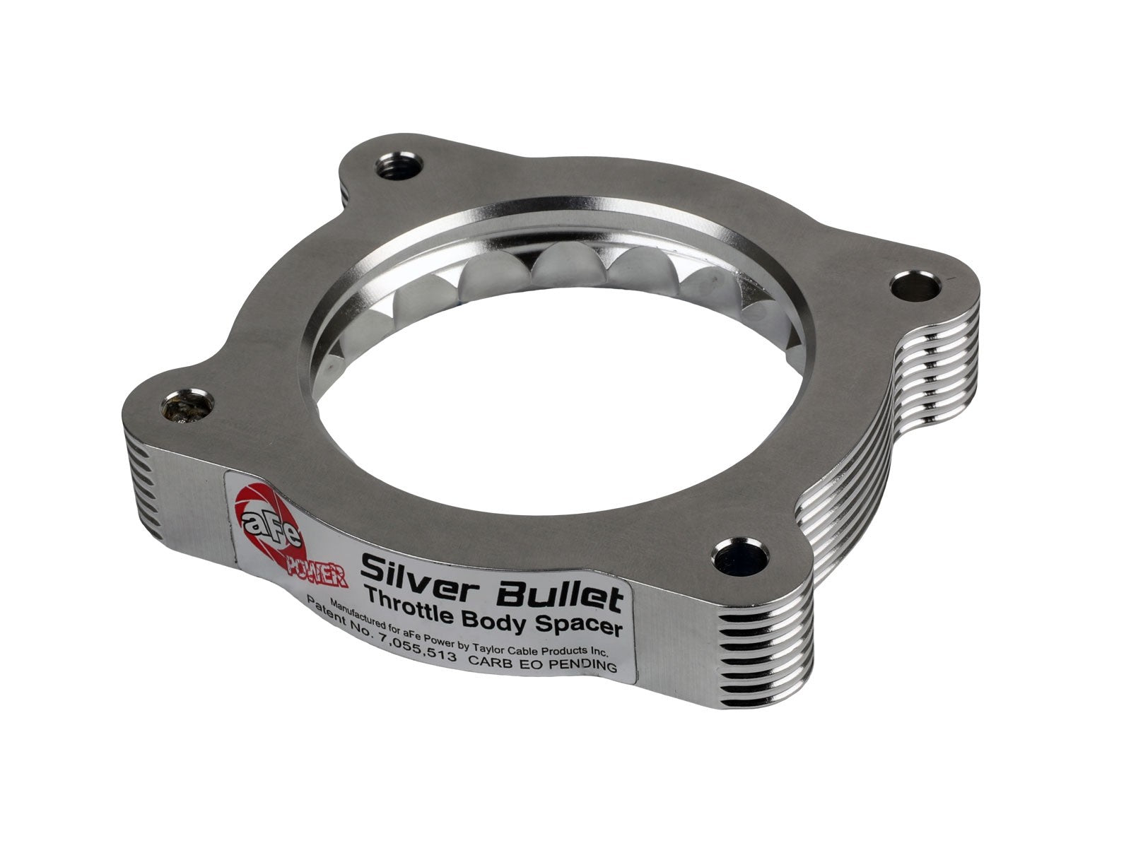 AFE POWER SILVER BULLET THROTTLE BODY SPACER: 2002–2009 CHEVY TRAILBLAZER/GMC ENVOY 4.2L - 0