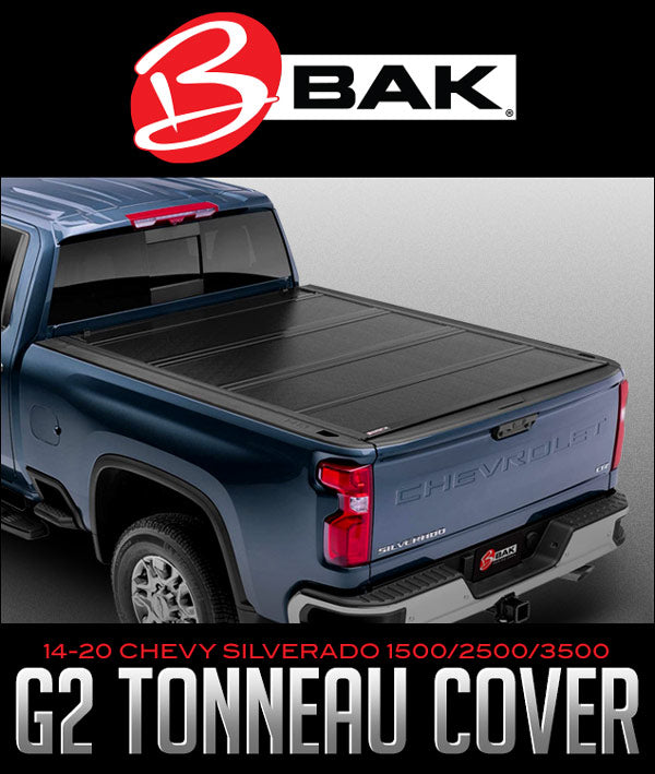 BAK INDUSTRIES BAKFLIP G2 TONNEAU COVER: 2014–2020 CHEVY SILVERADO 1500/2500/3500