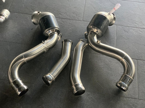 Mercedes C63 4.0 V8 BiTurbo (W205: 2015-) 100 Cell Sport Cat Downpipes