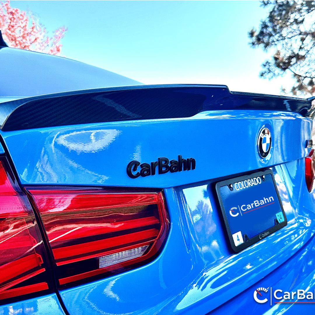 CarBahn Gloss Carbon Fiber Rear Spoiler - BMW F80 M3 | CBF8X-8070