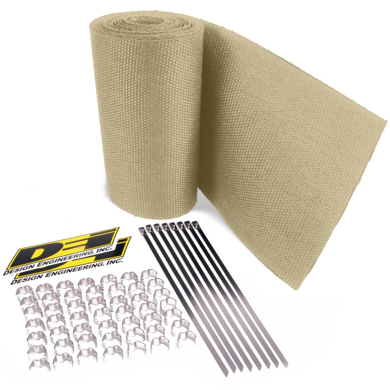 DEI Exhaust Wrap Kit - 4 and 6 Cylinder - Speed Sleeves - Tan