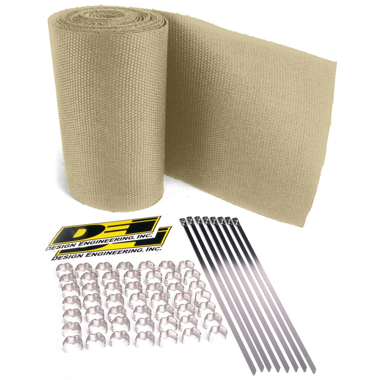 DEI Exhaust Wrap Kit - 8 Cylinder - Speed Sleeves - Tan