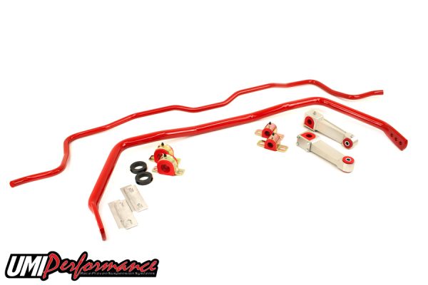 UMI Performance 05-14 Ford Mustang Front & Rear Sway Bar Kit