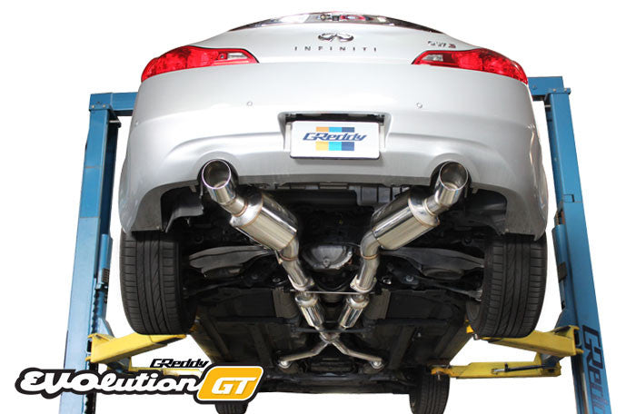 GReddy 07-14 Infiniti G37 Evolution (RWD ONLY) GT 304SS Cat-Back Exhaust