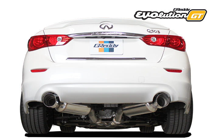 GReddy 16+ Infiniti Q50 Evolution (RWD ONLY) GT Cat-Back Exhaust - 0