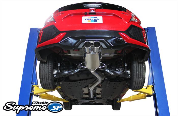 GReddy 2017+ Honda Civic Sport Hatchback 76mm Supreme SP Cat-Back Exhaust