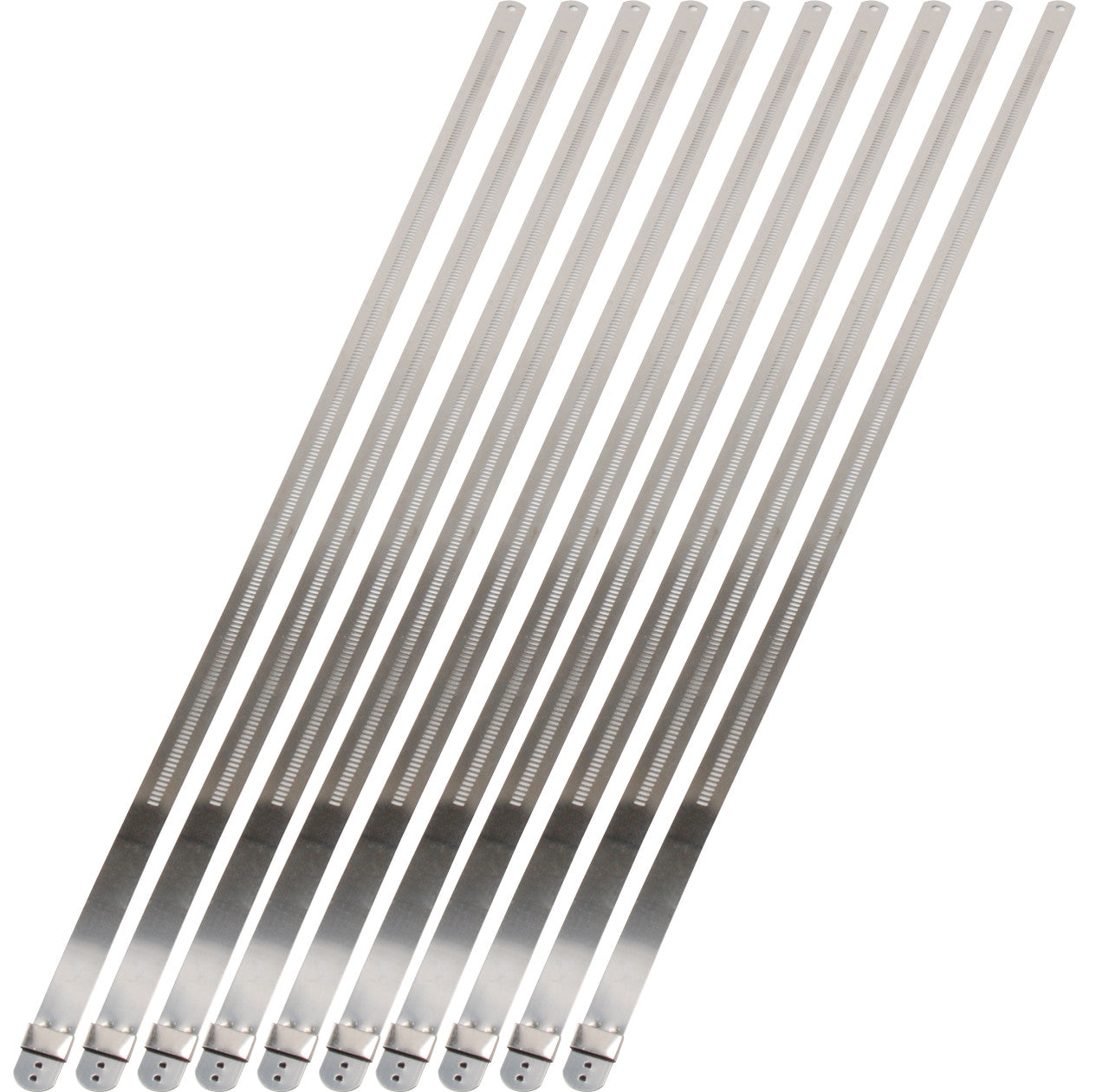 DEI Stainless Steel Positive Locking Tie 1/2in (12mm) x 20in - 10 per pack