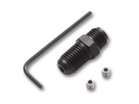 '-3AN to 1/8" NPT Oil Restrictor Fitting Kit (includes adapter fitting, 3 threade