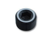 3/8" NPT Socket Pipe Plugs - Aluminum