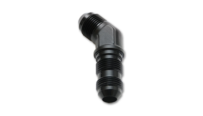 Bulkhead Adapter 45 Degree Elbow Fitting; Size: -16AN