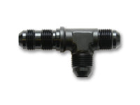 '-6AN Bulkhead Adapter Tee on Run Fittings - Anodized Black Only