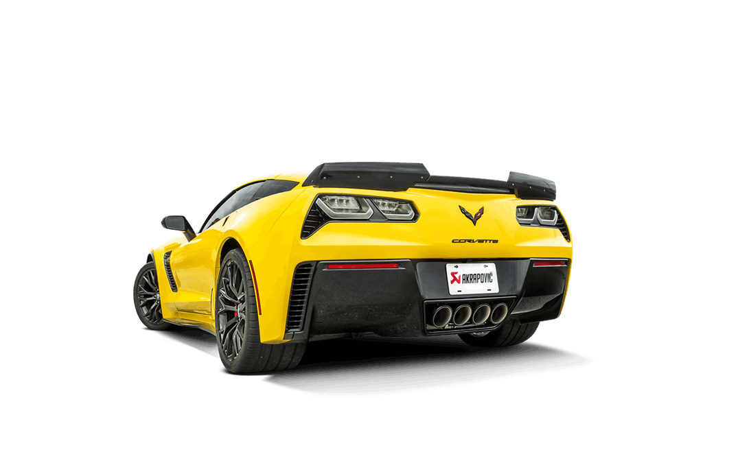 Akrapovic 14-17 Chevrolet Corvette Z06 (C7) Slip-On Line (Titanium) w/ Carbon Tips