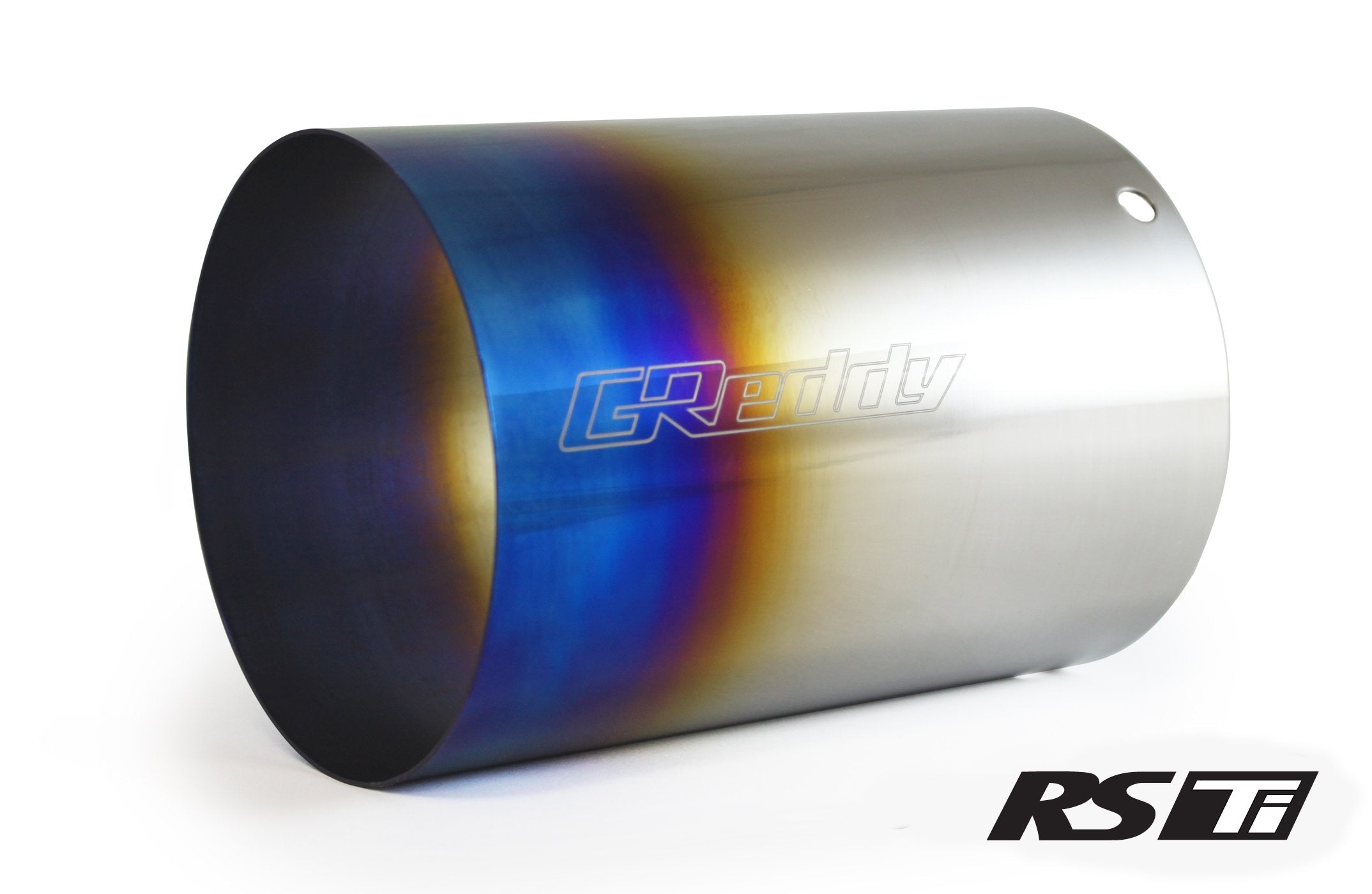 GReddy Burnt Titanium Tip 115mm Diameter 170mm Length (for Revolution RS / RS-TI / RS-Race)