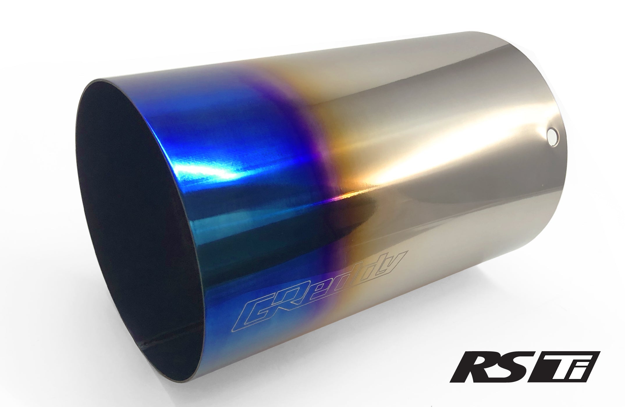 GReddy Burnt Titanium Tip 115mm Diameter 170mm Length (for Revolution RS/RS-TI/RS-Race)