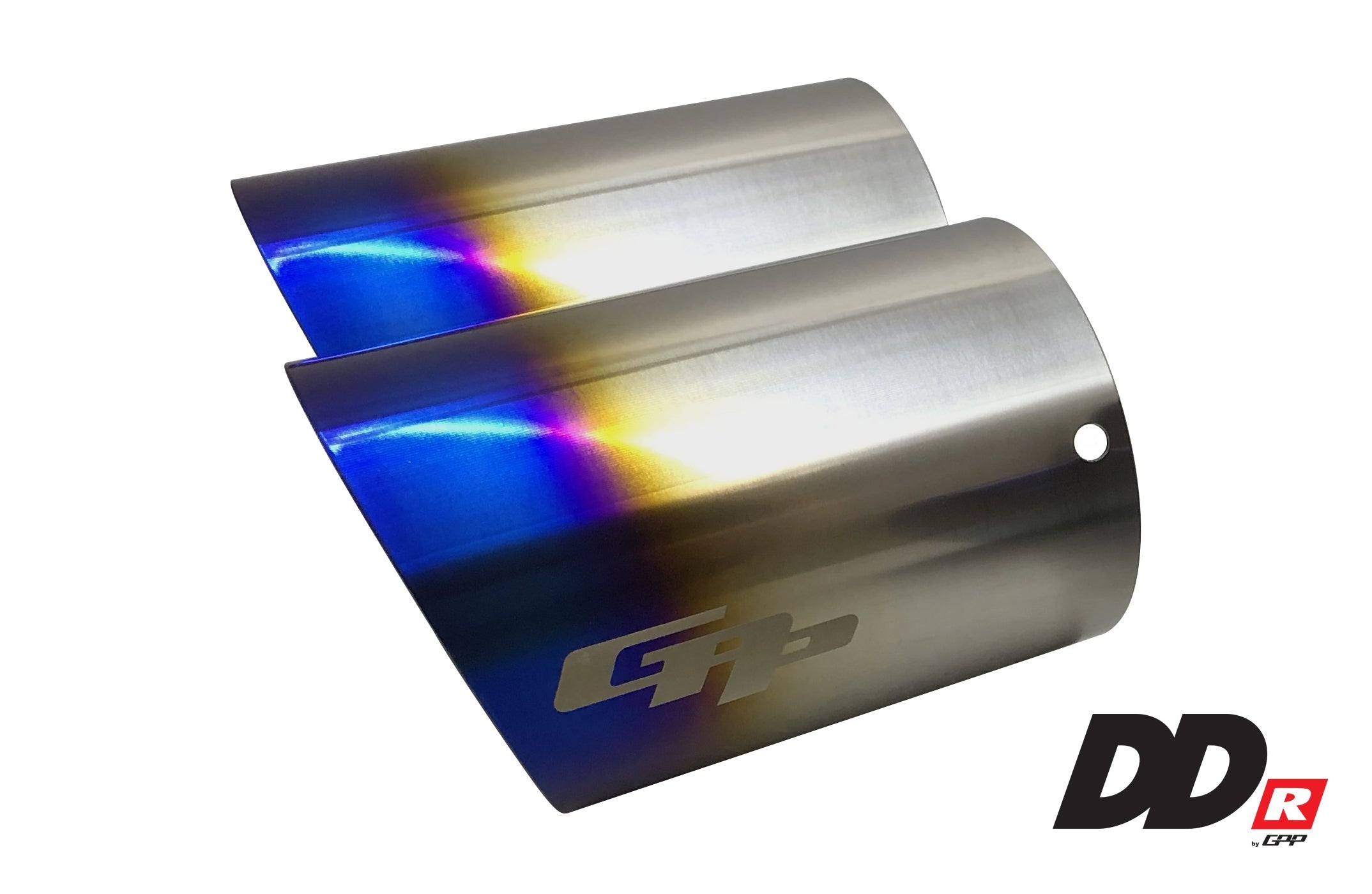 GReddy DD-R Burnt Titanium Tips L=150mm (Pair)