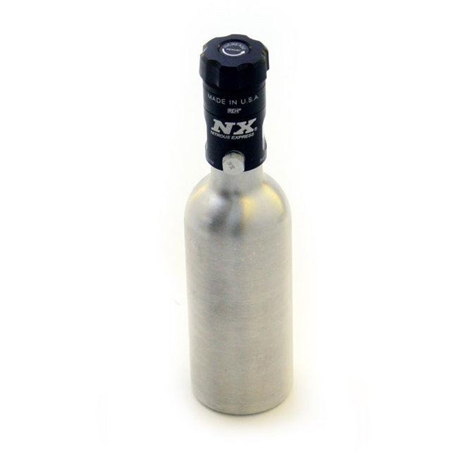 3.5 oz Mini-Bottle W/ Motorcycle Valve (2 Dia. X 7.33 Tall)