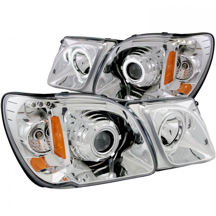 ANZO 1998-2007 Lexus Lx470 Projector Headlights w/ Halo Chrome (CCFL)