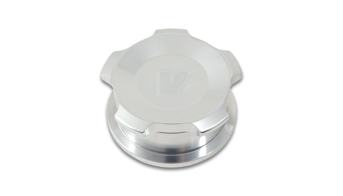 Bung Weld-On 2.00" OD Aluminum Threaded Cap w/O-Ring (POLISHED)