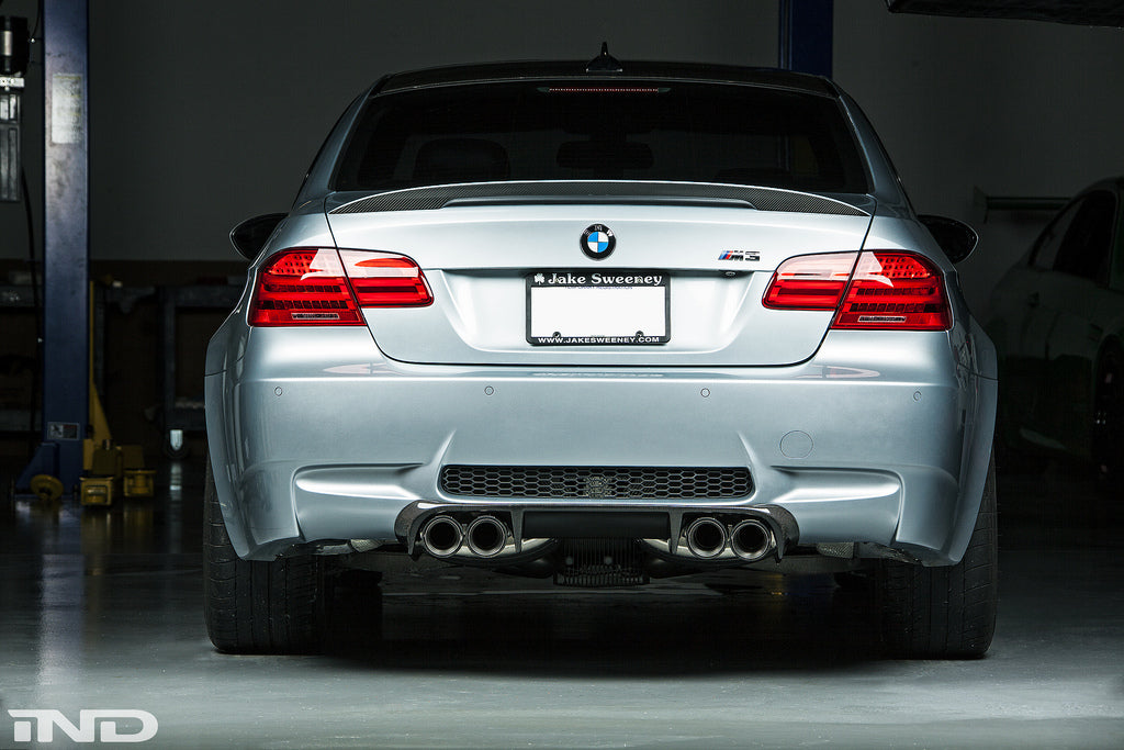 BMW M Performance E92 3-Series Carbon Trunk Spoiler + CRT Stripe